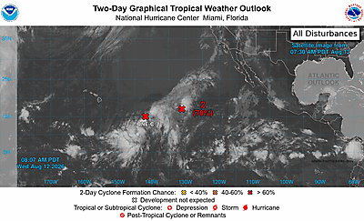 Eastern Pacific Tropical Weather Outlook